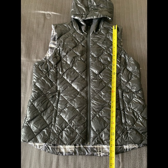 Gerry Packable Reversible Down Vest Black Grey XXL - Picture 15 of 16